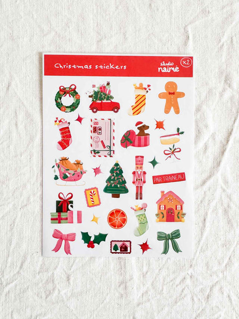 Planche Stickers Noël