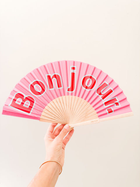 Eventail Bonjour