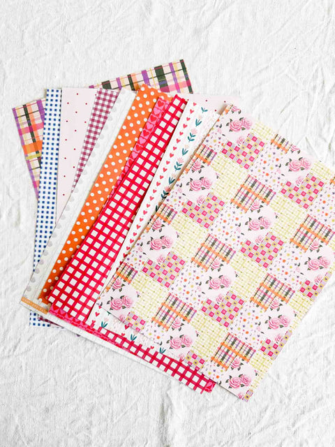 11 feuilles recto verso journaling