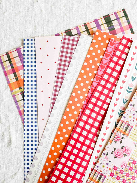 11 feuilles recto verso journaling