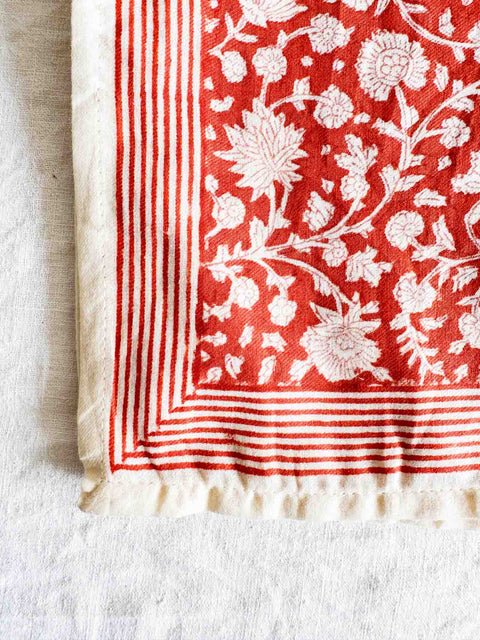 Foulard - Anjali Rouge brique