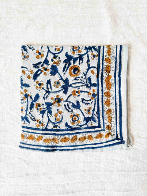 Foulard Delhi Bleuet