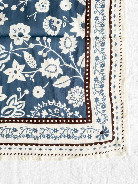 Foulard Bleu orage indiennes