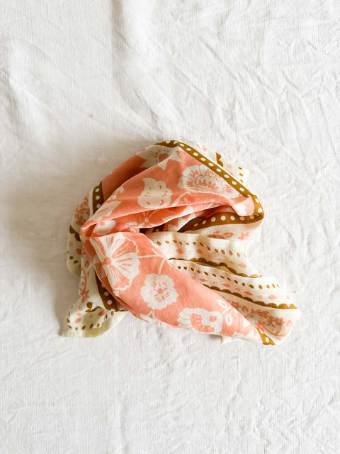 Foulard Small indiennes Bonbon