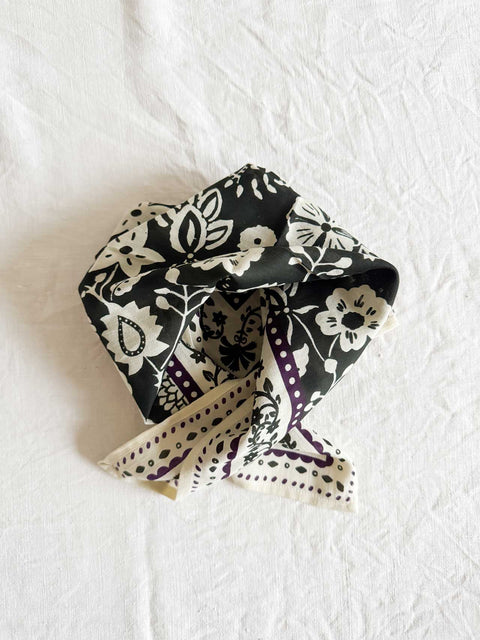 Foulard Small indiennes - Kaki