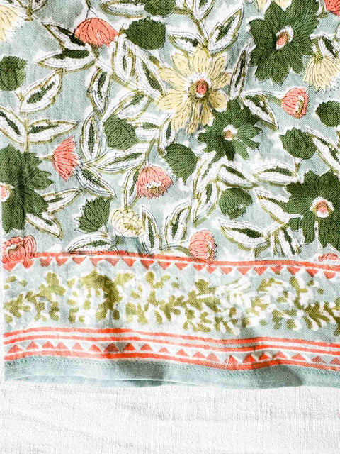 Foulard Meera Bleu Vert GM
