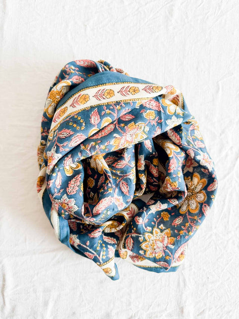 Foulard - Manon Bleu Azur