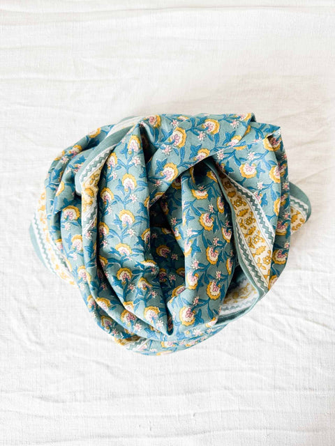 Foulard Victorian Blue green GM
