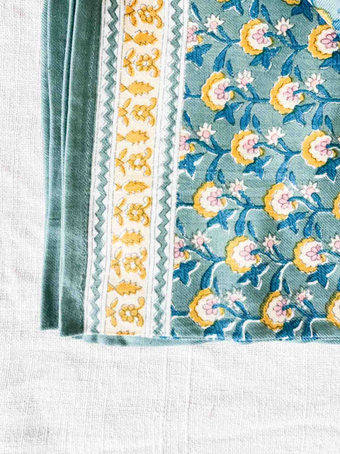 Foulard Victorian Blue green GM