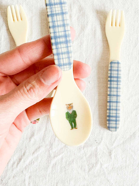 Fourchette Cuillère Bébé Nathalie Lété