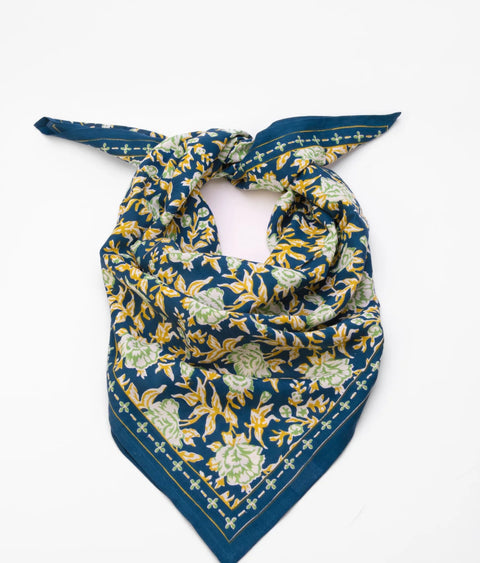 Foulard Bouquet du matin Lagon