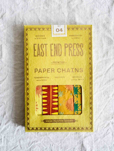 Guirlande - Chaine papier Jaune