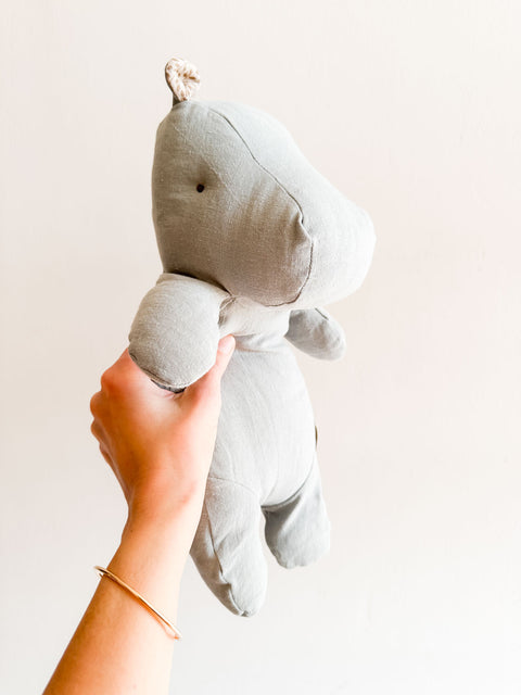 Peluche Hippo Bleu GM