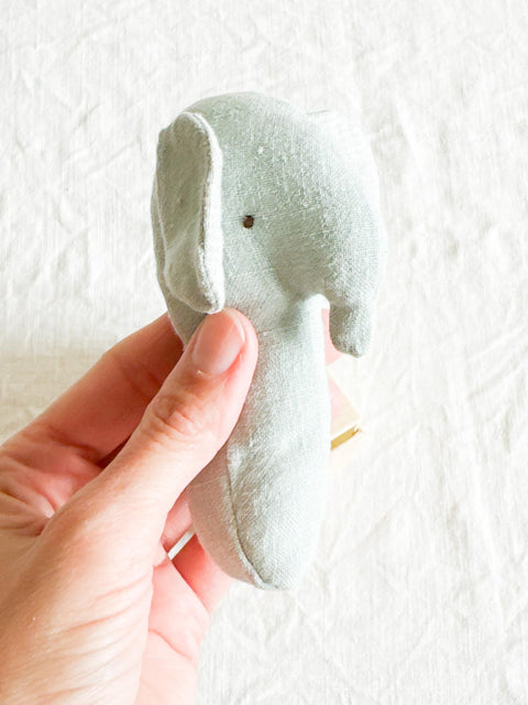 Hochet Eléphant Bleu