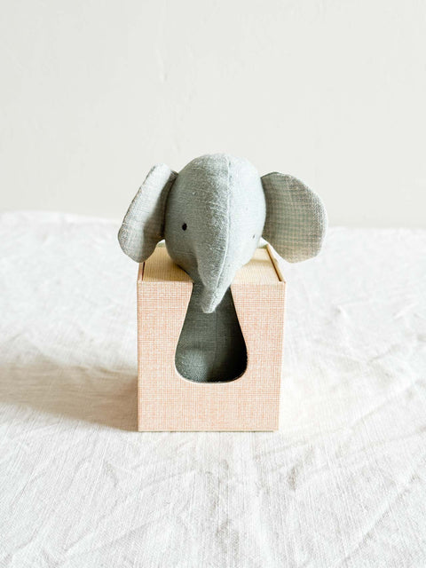 Hochet Eléphant Bleu