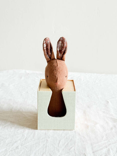 Hochet Lapin - Chocolat