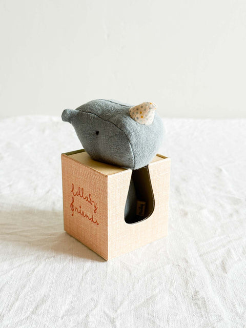 Hochet Rhino Bleu dusty