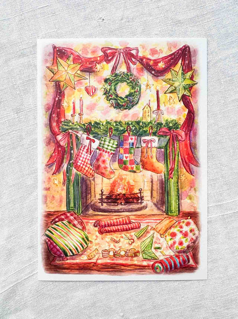 Illustration - Au coin du feu