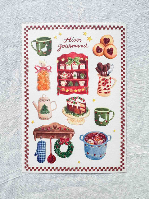 Illustration Hiver gourmand