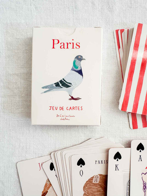 Jeu de cartes Paris Zoé de la Cases