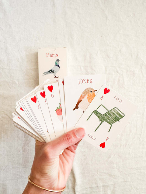 Jeu de cartes Paris Zoé de la Cases
