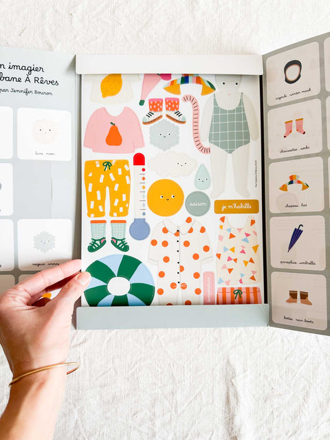 Jeu magnétique - Je m'habille