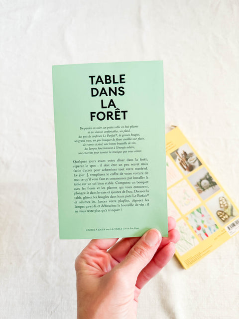 Cartes - Jouer avec la table