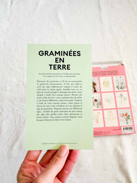 Cartes - Jouer avec les fleurs