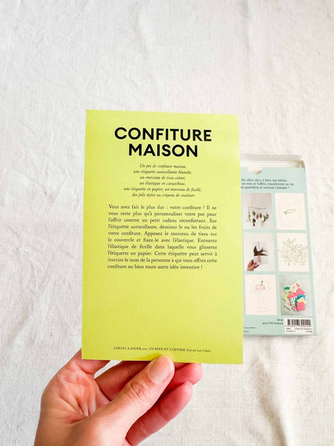 Cartes - Jouer avec un rien et l'offrir