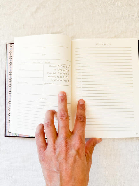 Journal Book club Ladies night