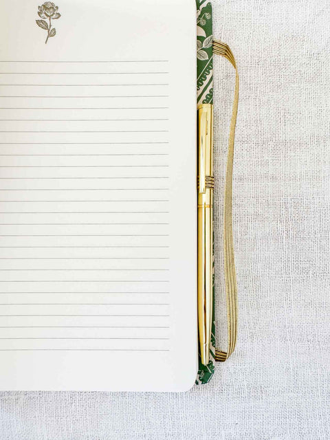 Journal d'étude Rose Vert