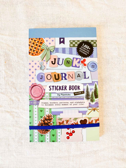 Junk Journal Stickers book V2 Winter