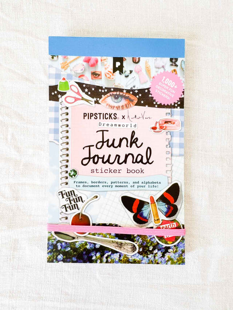 Junk journal Stickers book Dream world
