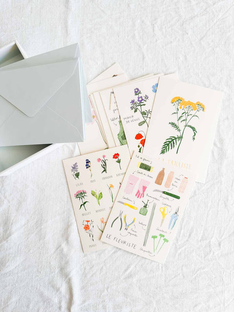 Lot de 10 cartes postales Zoe de las cases