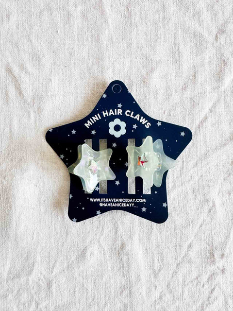 Lot de 2 Mini pinces Stars