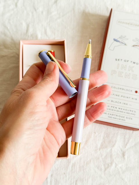 Lot 2 stylos Lavender & Blush