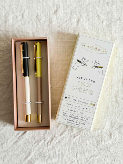 Lot 2 stylos - Off white & taupe