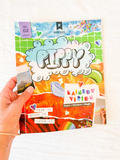 Magazine Collage Vision Rainbow