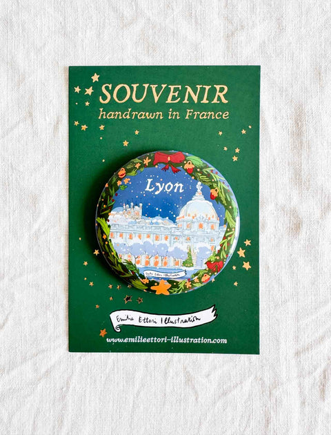 Magnet Hôtel dieu sous la neige