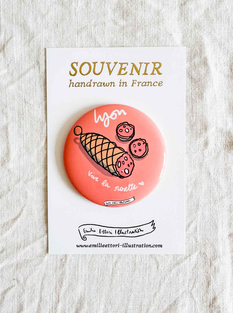 Magnet Vive la rosette