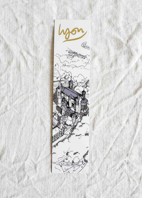 Marque page - Lyon N&B