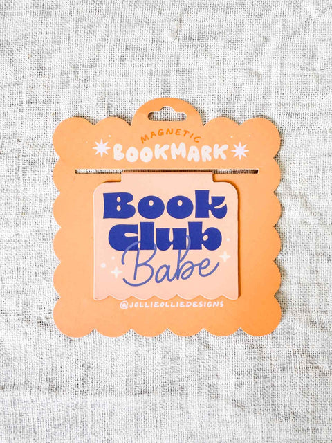 Marque page aimanté Book club babes