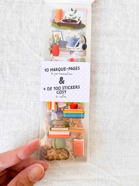 Mes marque pages stickers Lecture