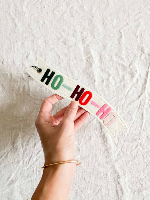 Marque page Feutrine - Ho ho ho