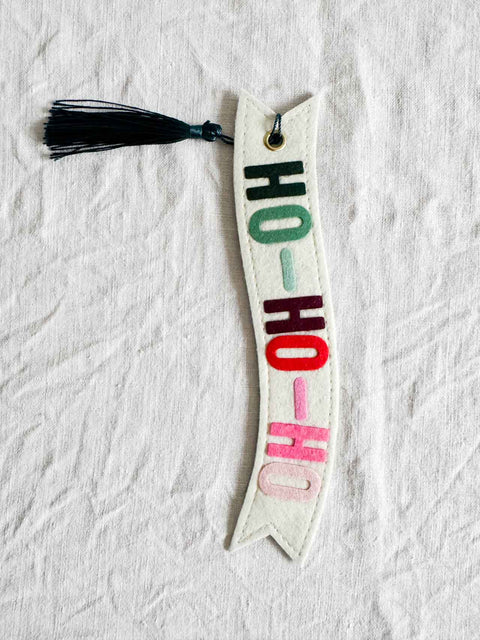 Marque page Feutrine - Ho ho ho