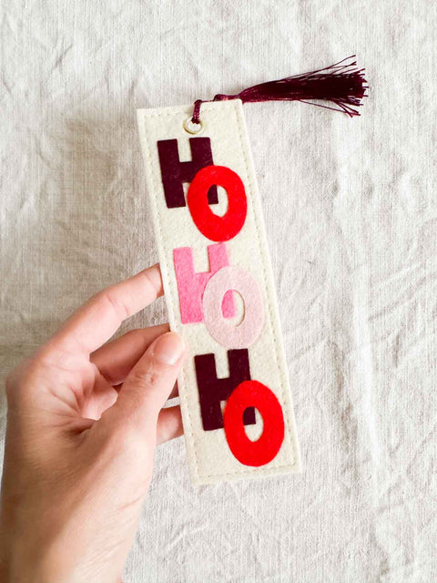 Marque page Feutrine - HOHOHO