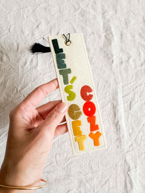 Marque page Feutrine - Let's get cozy