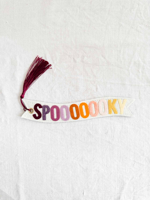 Marque page Feutrine - Spooky