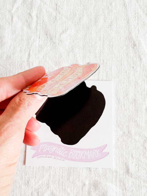 Marque page magnétique - I read for the plot