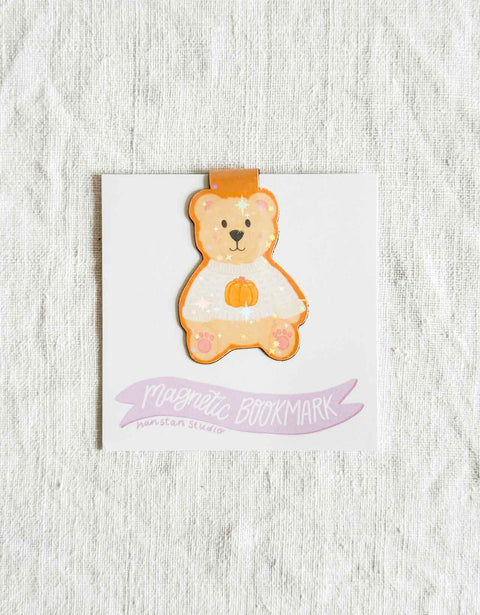 Marque page magnétique - Ours en peluche